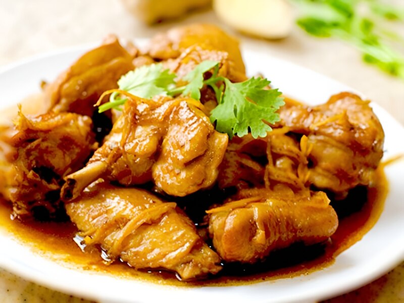 Gà kho gừng