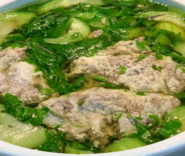 Canh Rau Tập Tàng Riêu Cua