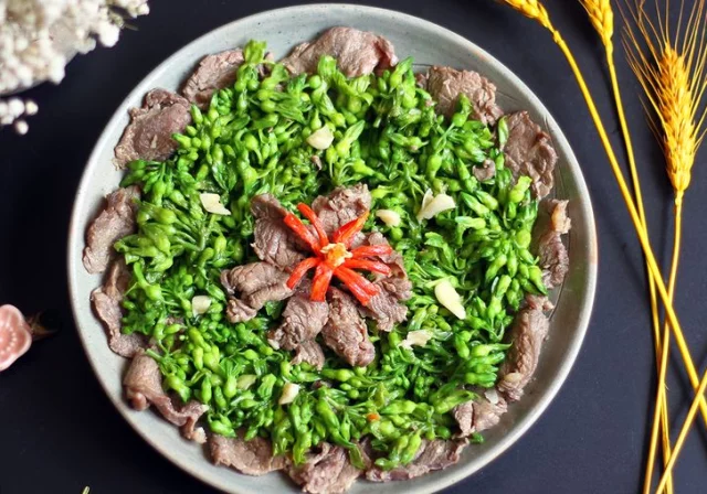 Bò Xào Bông Thiên Lý
