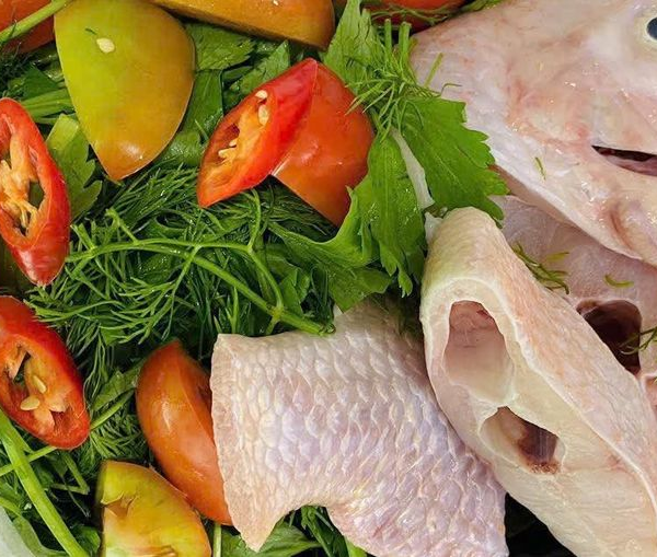 Cá Điêu Hồng Nấu Ngót