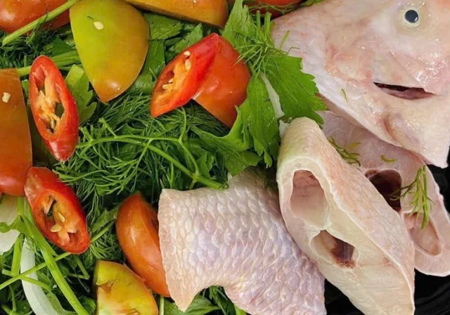 Cá Điêu Hồng Nấu Ngót