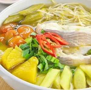 Canh chua cá diêu hồng