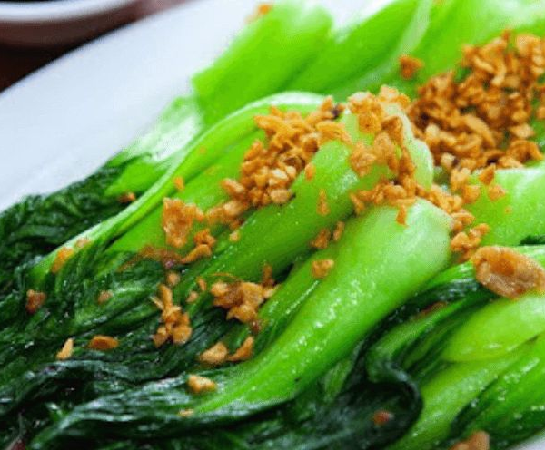 Cải thìa xào tỏi