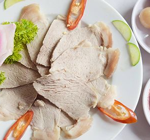 Thịt ba rọi luộc