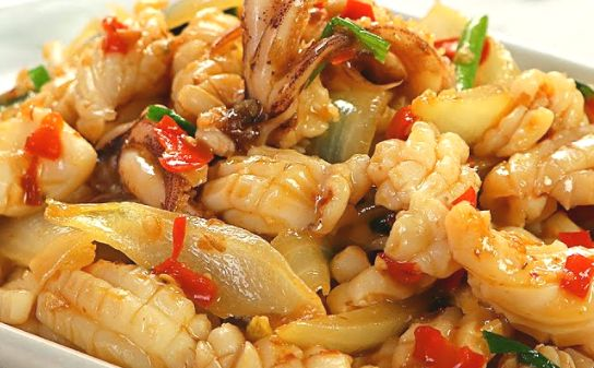 Mực Xào Sa Tế