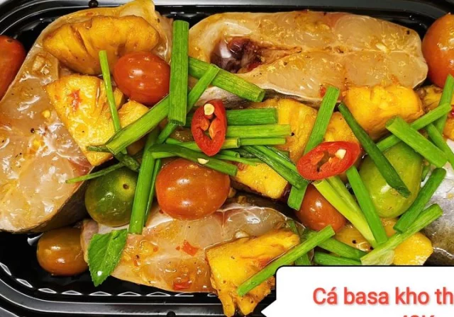 Cá Ba Sa kho thơm cà