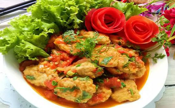 Chả Cá sốt cà