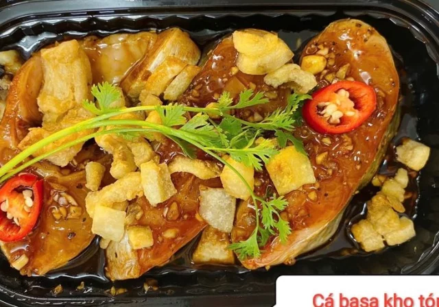 Cá Ba Sa Kho Tốp Mỡ