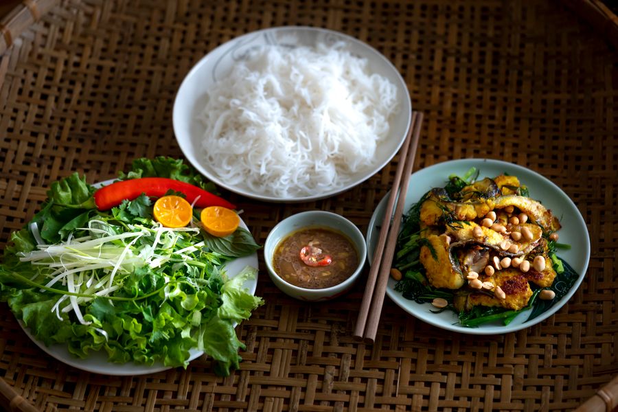 Canh cá thì là