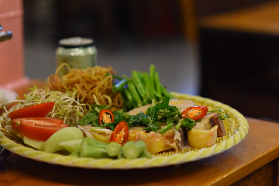Gà xào sả ớt