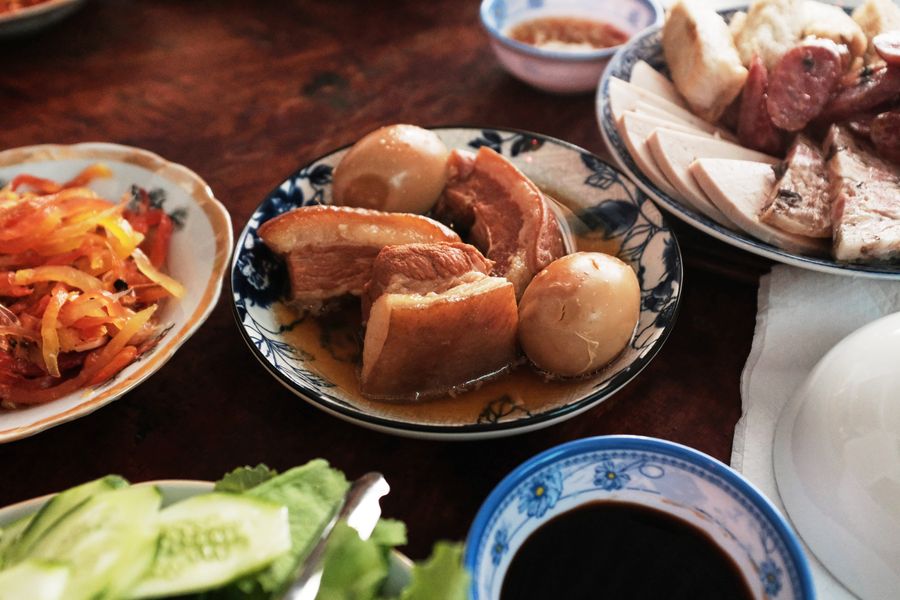 Thịt băm chưng trứng
