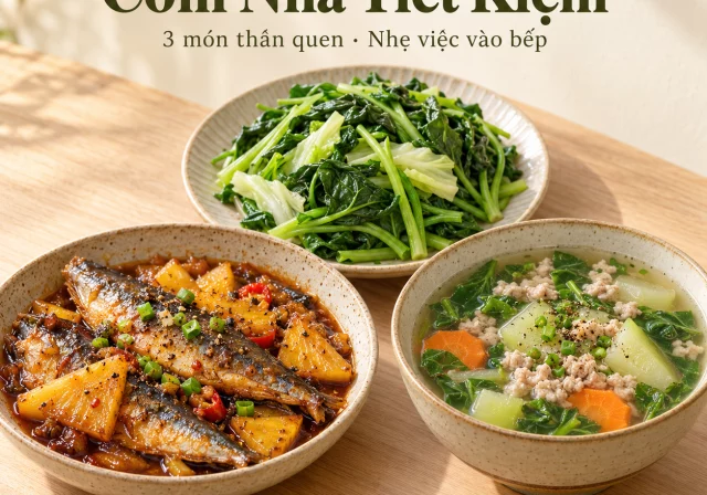 Nấu ăn cho hai người: vừa đủ ngon, bớt mua thừa và đỡ lãng phí