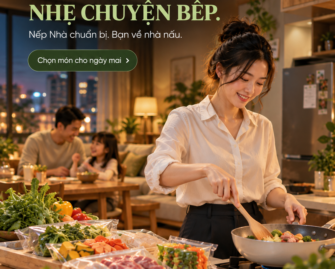 Thực đơn 5 ngày cho gia đình bận rộn: bớt nghĩ món, thêm giờ bên nhau